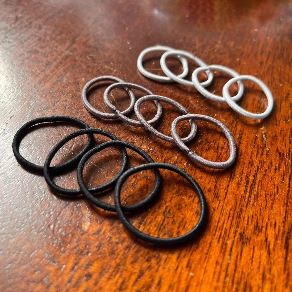 Black and gray hair elastics NWOT *Free in bundle*